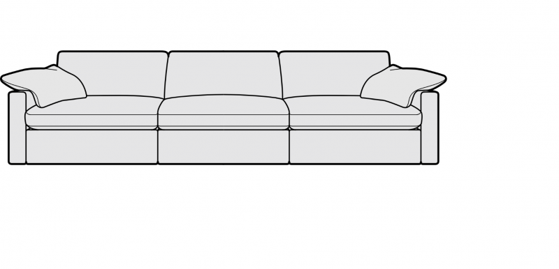 NESS XL Sofa - Sink-in Softness - Modular Sofa - Your Choice