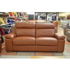 Luxury Italian leather 3 seater sofa for sale Chorley