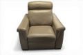 Italia Living Adriano Power Recliner Chair in Leather; Ex display Italian leather recliner chair; discount sofa outlet Manchester