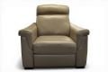 Italia Living Adriano Power Recliner Chair in Leather; Ex display Italian leather recliner chair; discount sofa outlet Manchester