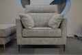 retro armchair and footstool set ex display sofas outlet Lancashire