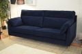 Navy blue large sofa, 4 seater grand sofa in blue, ex display John Lewis outlet shop