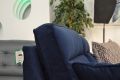 Navy blue large sofa, 3 seater sofa in blue, ex display John Lewis outlet shop