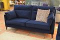 Navy blue large sofa, 3 seater sofa in blue, ex display John Lewis outlet shop