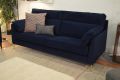Navy blue large sofa, 4 seater grand sofa in blue, ex display John Lewis outlet shop