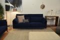 Navy blue large sofa, 4 seater grand sofa in blue, ex display John Lewis outlet shop