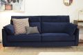Navy blue large sofa, 4 seater grand sofa in blue, ex display John Lewis outlet shop