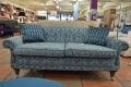 Genuine vintage damask sofa, designer sofa clearance outlet