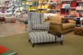 Whitemeadow Atelier accent chair and footstool, discount arm chair outlet shop