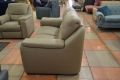 Italia Living Avola Italian Leather Suite Large three piece sofa set discount sofa outlet