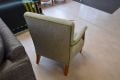 fireside chair UK, art deco accent chair, green bedroom chair