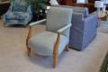 fireside chair UK, art deco accent chair, green bedroom chair