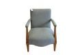 fireside chair UK, art deco accent chair, green bedroom chair