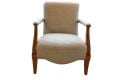 fireside chair UK, art deco accent chair, beige bedroom chair