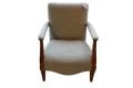 fireside chair UK, art deco accent chair, beige bedroom chair