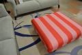 Joules pink stripe footstool Chorley