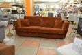 Bramhall 4 Seater Sofa in Rust Chenille Fabric