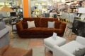 Bramhall 4 Seater Sofa in Rust Chenille Fabric