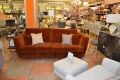 Bramhall 4 Seater Sofa in Rust Chenille Fabric