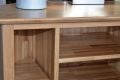 Corner TV Unit with Media and Digibox Storage Open Shelves Television Stand