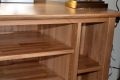 Corner TV Unit with Media and Digibox Storage Open Shelves Television Stand