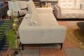 Danetti Colton 2 Seater Sofa ivory chenille fabric; ex display Danetti outlet shop Lancashire