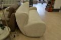 Danetti Evelyn Natural Chunky Weave Three Seater Sofa; ex display Danetti sofas outlet Lancashire