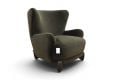 Ex display Danetti armchair, Danetti Harlan dark chocolate velvet accent chair, Danetti outlet Lancashire