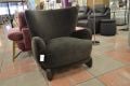 Ex display Danetti armchair, Danetti Harlan dark chocolate velvet accent chair, Danetti outlet Lancashire