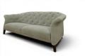 Danetti Luxe grey fabric 2 seater sofa; Danetti sofas clearance outlet shop