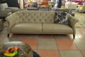 Danetti Luxe Natural Leather 3 Seater Sofa, Danetti outlet sofa shop