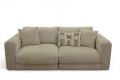 Danetti Lynetta 3 seater sofa in Chunky Weave fabric; ex display Danetti sofas outlet Lancashire