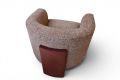 Danetti Miles Chair Toffee Red; Ex display tub chair; armchairs clearance outlet