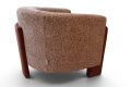 Danetti Miles Chair Toffee Red; Ex display tub chair; armchairs clearance outlet