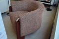 Danetti Miles Chair Toffee Red; Ex display tub chair; armchairs clearance outlet