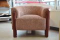 Danetti Miles Chair Toffee Red; Ex display tub chair; armchairs clearance outlet