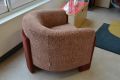 Danetti Miles Chair Toffee Red; Ex display tub chair; armchairs clearance outlet