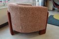 Danetti Miles Chair Toffee Red; Ex display tub chair; armchairs clearance outlet