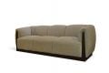 Danetti Teagan 3 Seater Sofa in Champagne Velvet Fabric, ex-display Danetti sofas, sofa outlet Manchester