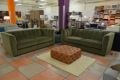 Danetti Valentina green velvet 3 seater sofa; Ex display sofas; Discount Danetti sofas