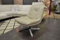 Danetti Swivel Leather Chair, ex display Danetti