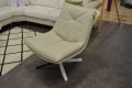 Danetti Swivel Leather Chair, ex display Danetti