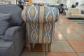 Ikat chaise longue; colourful chaise long