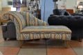 Ikat chaise longue; colourful chaise long