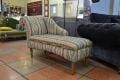 Ikat chaise longue; colourful chaise long