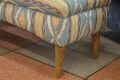 Ikat chaise longue; colourful chaise long