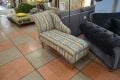 Ikat chaise longue; colourful chaise long