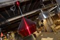 Vibrant Red Pendant Light by Searchlight 8683RE