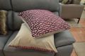 purple velvet cushions • ex display interiors outlet near Manchester