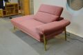 EgoItaliano Anais Chaise Sofa in Pink Velvet; Ex display designer sofas outlet